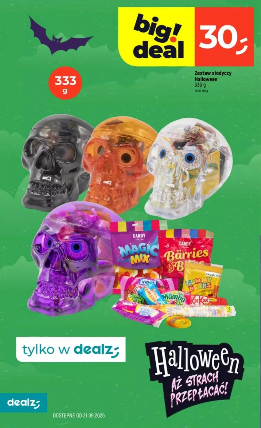 Dealz Gazetka Promocyjna Od 10.09.2026 – 31.10.2026 - Halloween - Zdjęcie 4 Od 10.09.2026 – 31.10.2026 Halloween