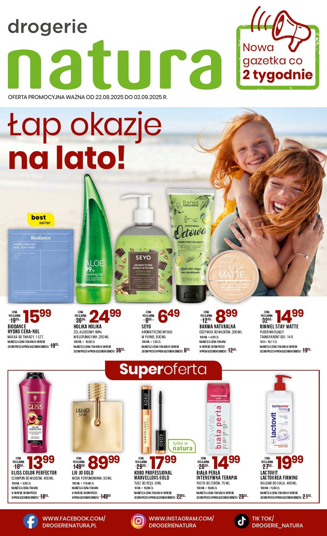 Drogerie Natura Gazetka Promocyjna od 03.09.2025 do 15.09.2025 2 natura gazetka 1