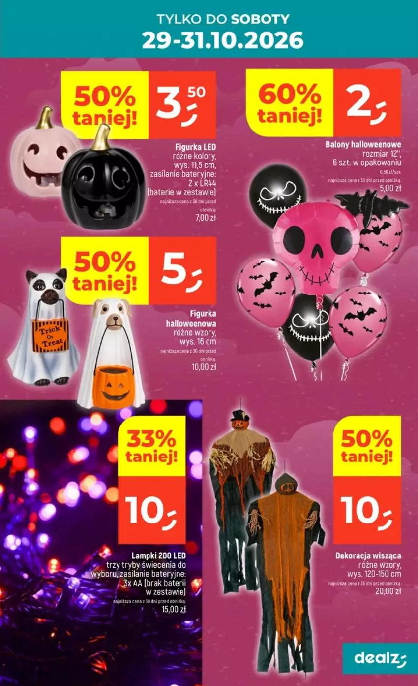 Dealz Gazetka Promocyjna Od 29.10.2026 – 04.11.2026 - Zdjęcie 1 Od 29.10.2026
