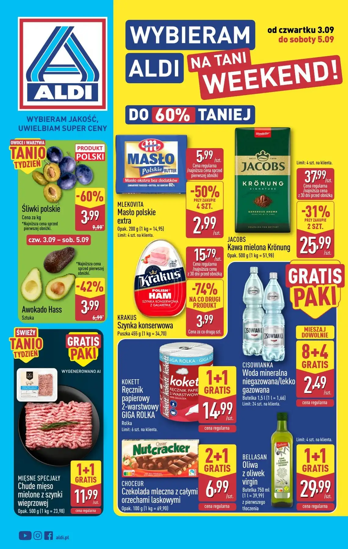 Aldi Gazetka Promocyjna Od 03.09.2026 – 05.09.2026 - Zdjęcie 1 Od 03.09.2026