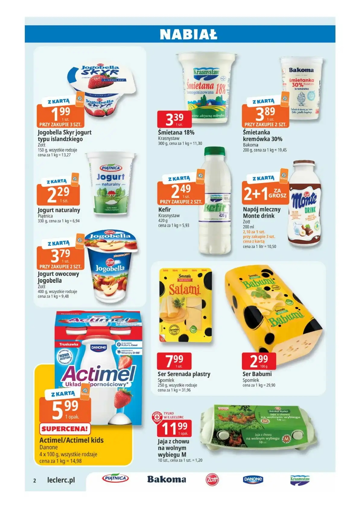 E.leclerc Gazetka Promocyjna Od 09.06.2026 – 20.06.2026 - Zdjęcie 2 Od 02.06.2026