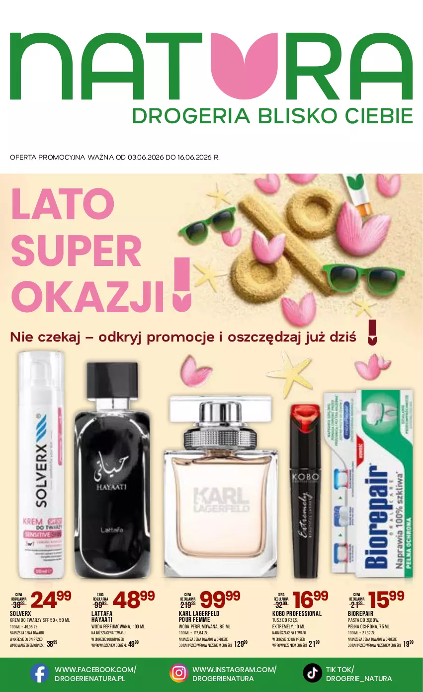 Drogerie Natura Gazetka Promocyjna Od 03.06.2026 – 16.06.2026 - Zdjęcie 1 Od 03.06
