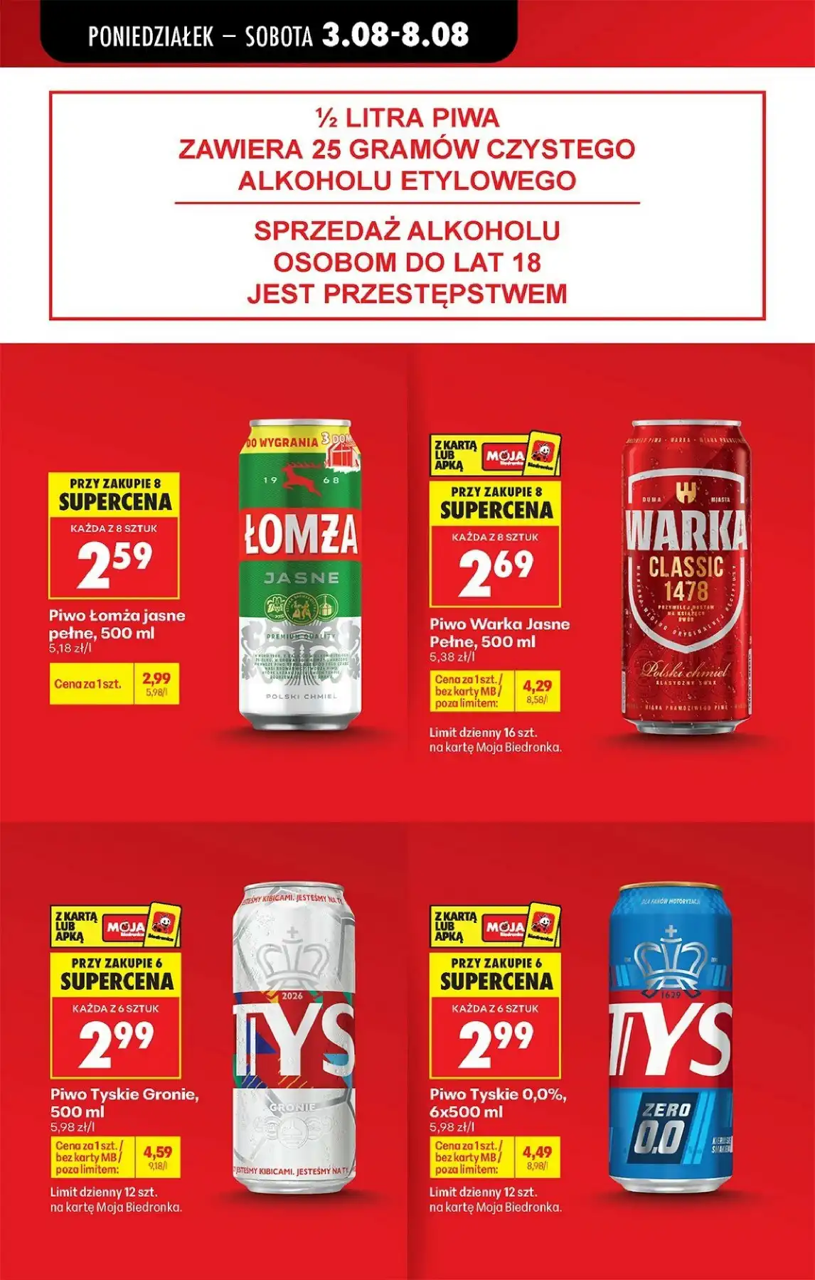 Biedronka Gazetka Promocyjna Od 10.08.2026 – 15.08.2026 - Zdjęcie 1 Od 10.08.2026
