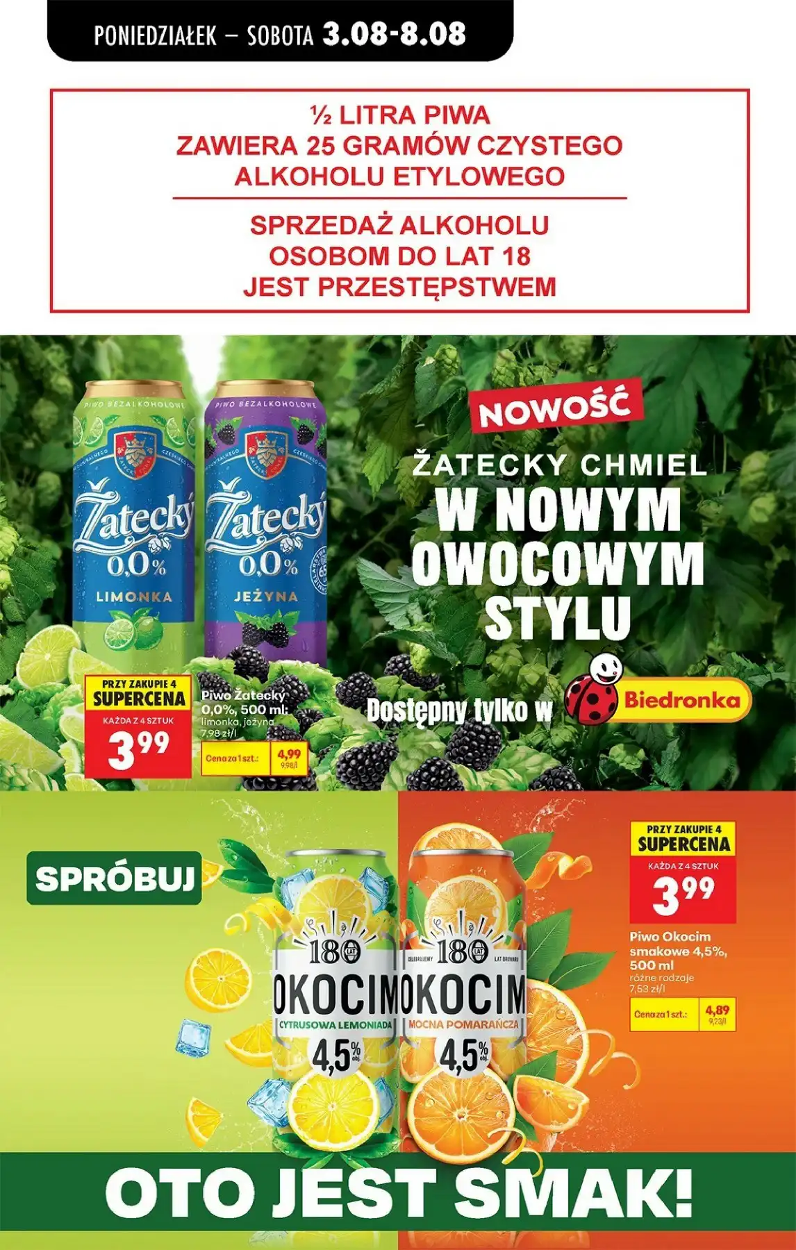 Biedronka Gazetka Promocyjna Od 10.08.2026 – 15.08.2026 - Zdjęcie 1 Od 10.08.2026