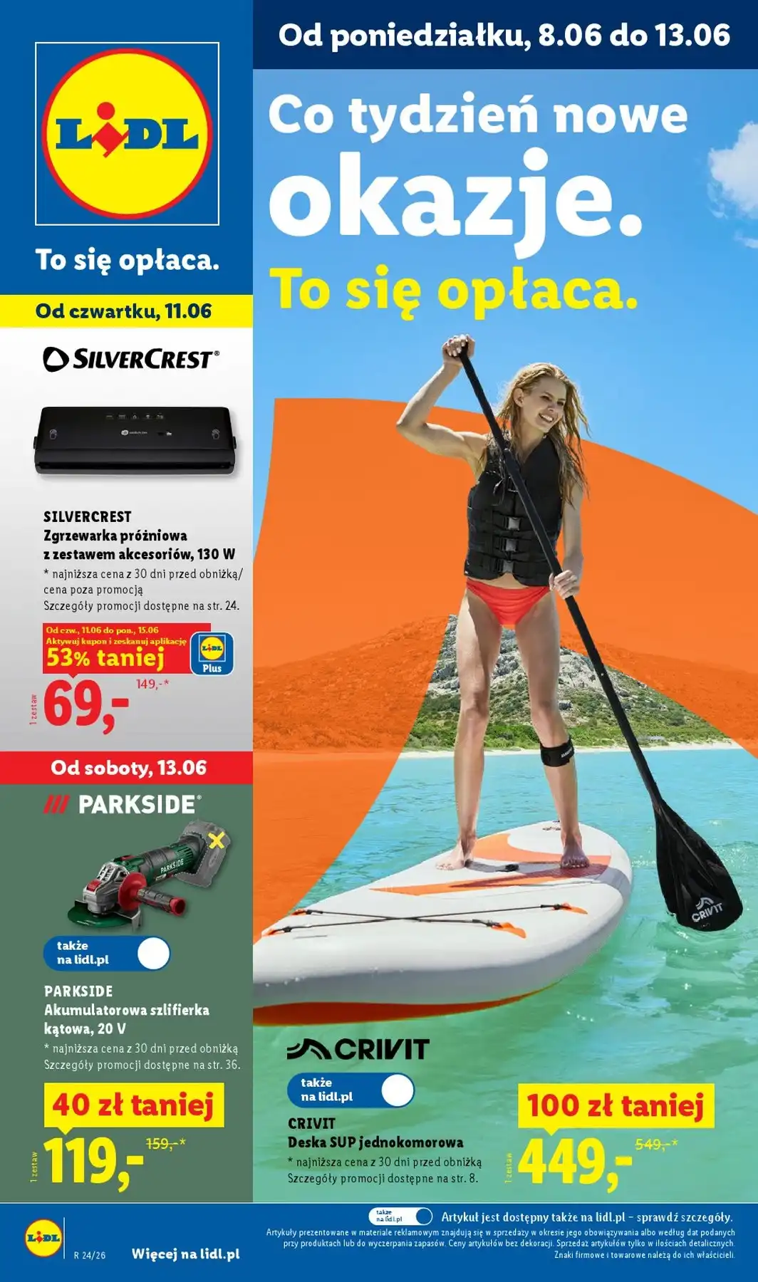 Lidl Gazetka Promocyjna Od 15.06.2026 – 20.06.2026 - Zdjęcie 1 Okazje Od 08.06.2026