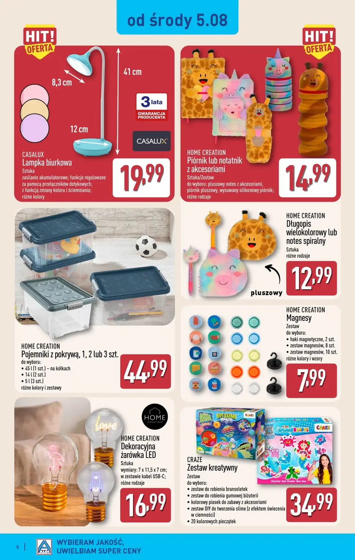 Aldi Gazetka Promocyjna Od 03.08.2026 – 08.08.2026 - Zdjęcie 1 Aldi