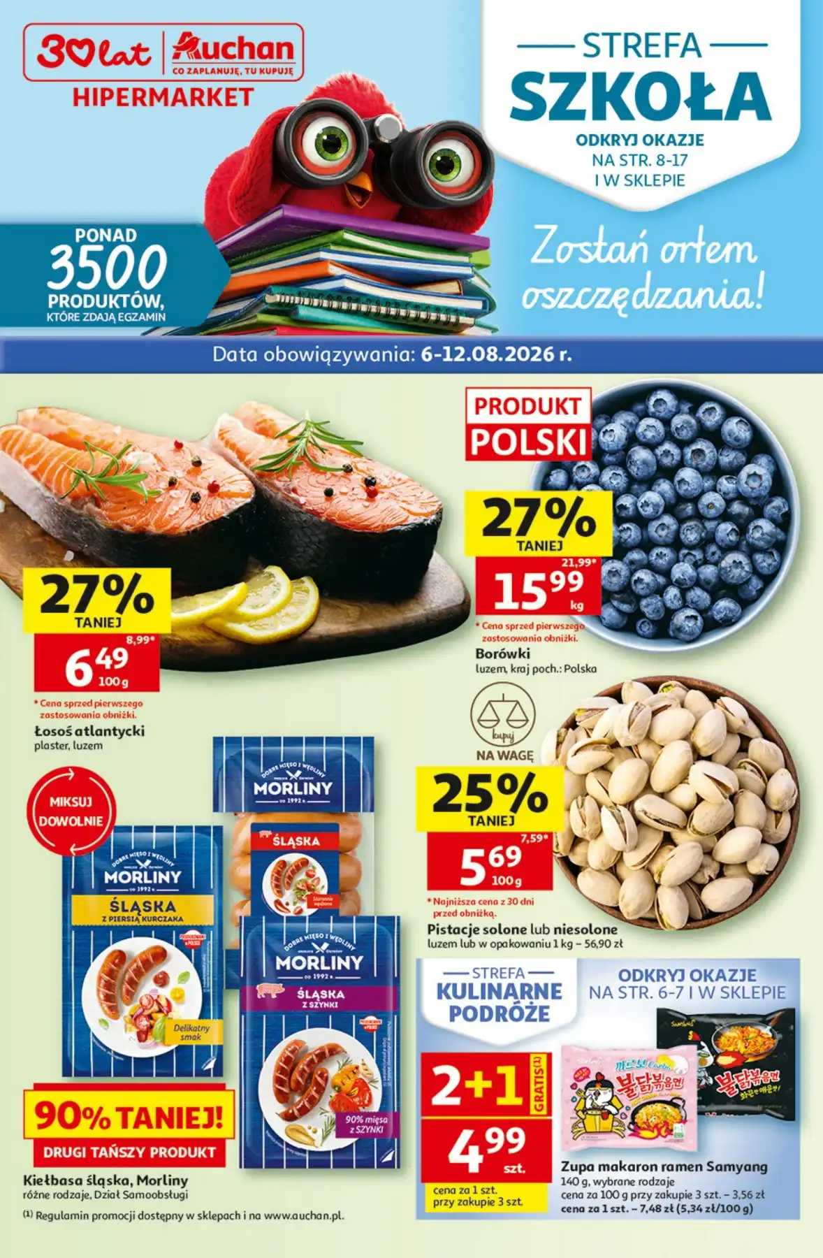 Auchan Gazetka Promocyjna Od 06.08.2026 – 12.08.2026 - Zdjęcie 1 Od 06.08.2026