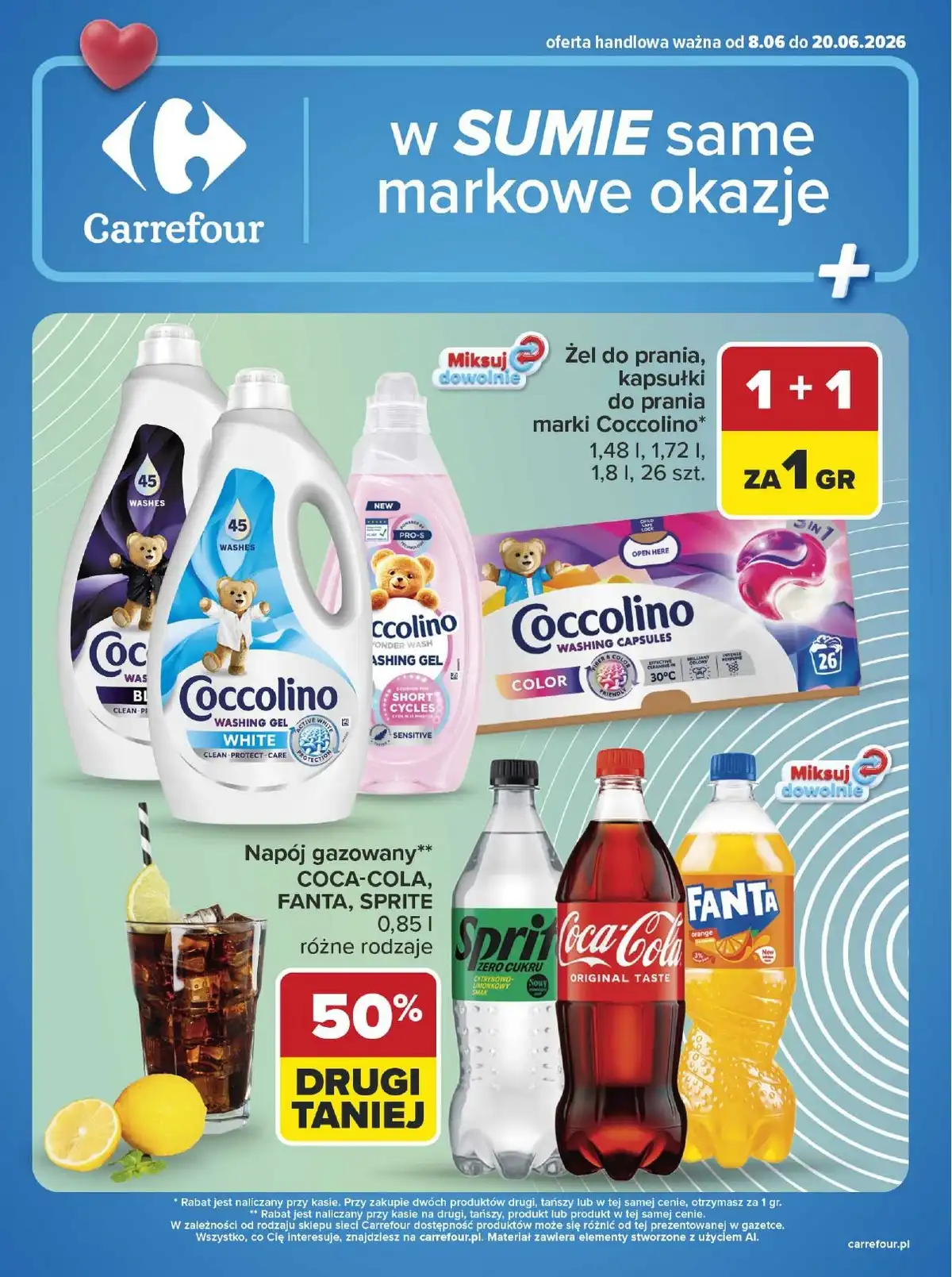 Carrefour Gazetka Promocyjna Od 08.06.2026 – 20.06.2026 - Zdjęcie 1 Od 08.06.2026