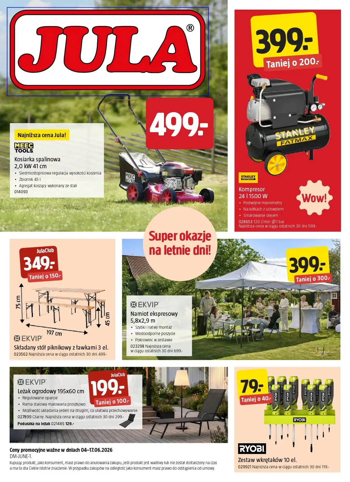 Jula Gazetka Promocyjna Od 18.06.2026 – 30.06.2026 - Zdjęcie 1 Od 04.06.2026