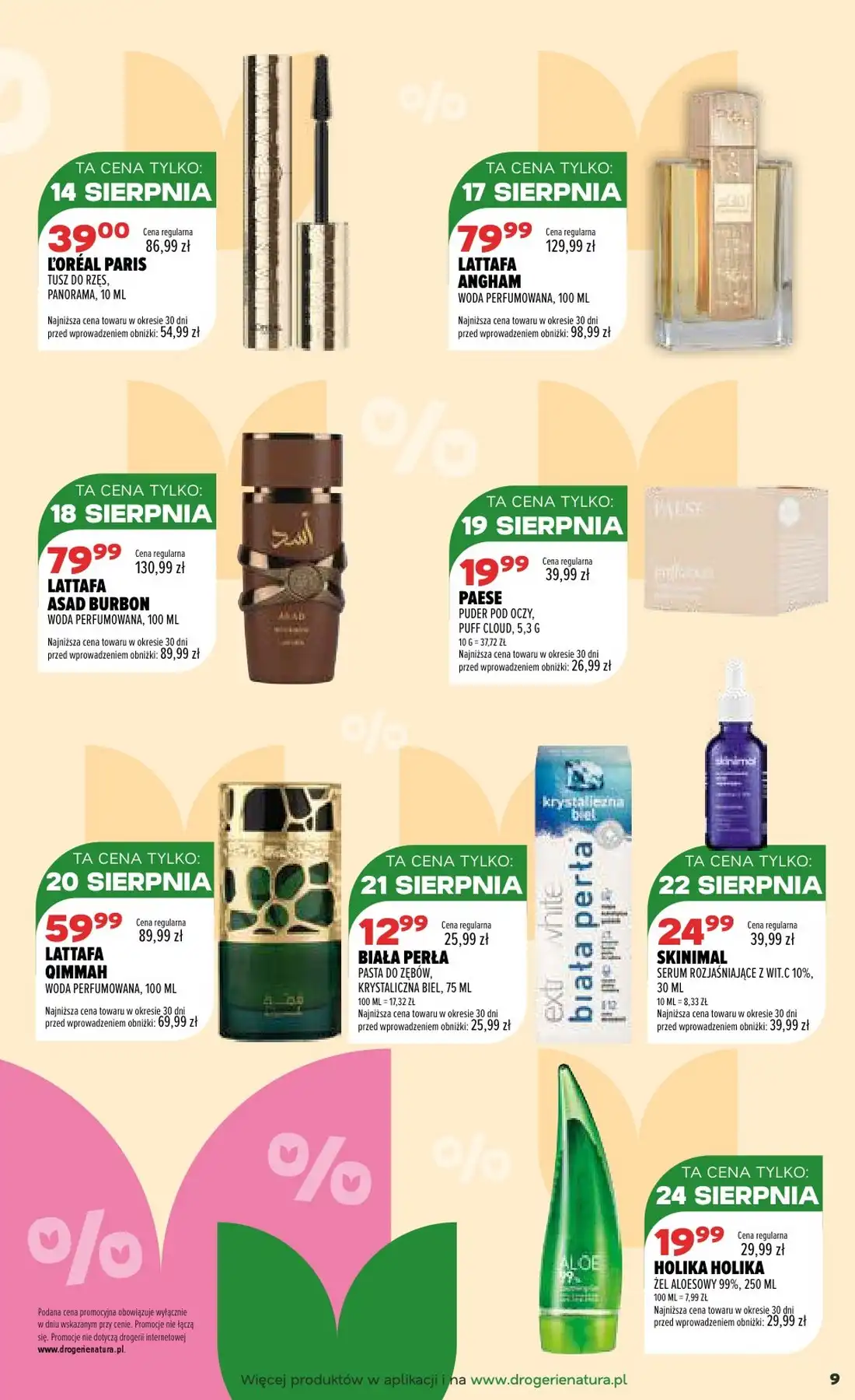 Drogerie Natura Gazetka Promocyjna Od 06.08.2026 – 24.08.2026 - Zdjęcie 1 Od 06.08.2026