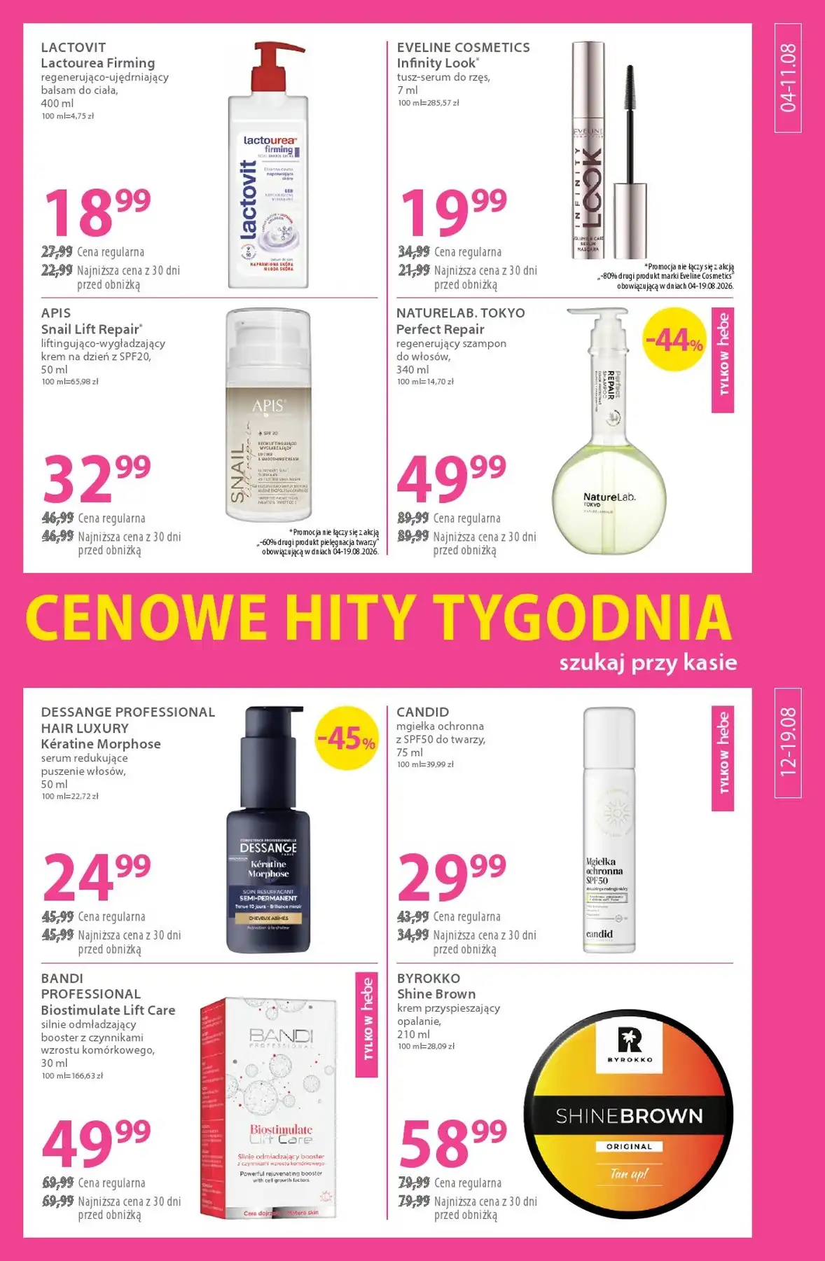 Hebe Gazetka Promocyjna Od 04.08.2026 Do 19.08.2026 - Zdjęcie 1 Od 04.08.2026