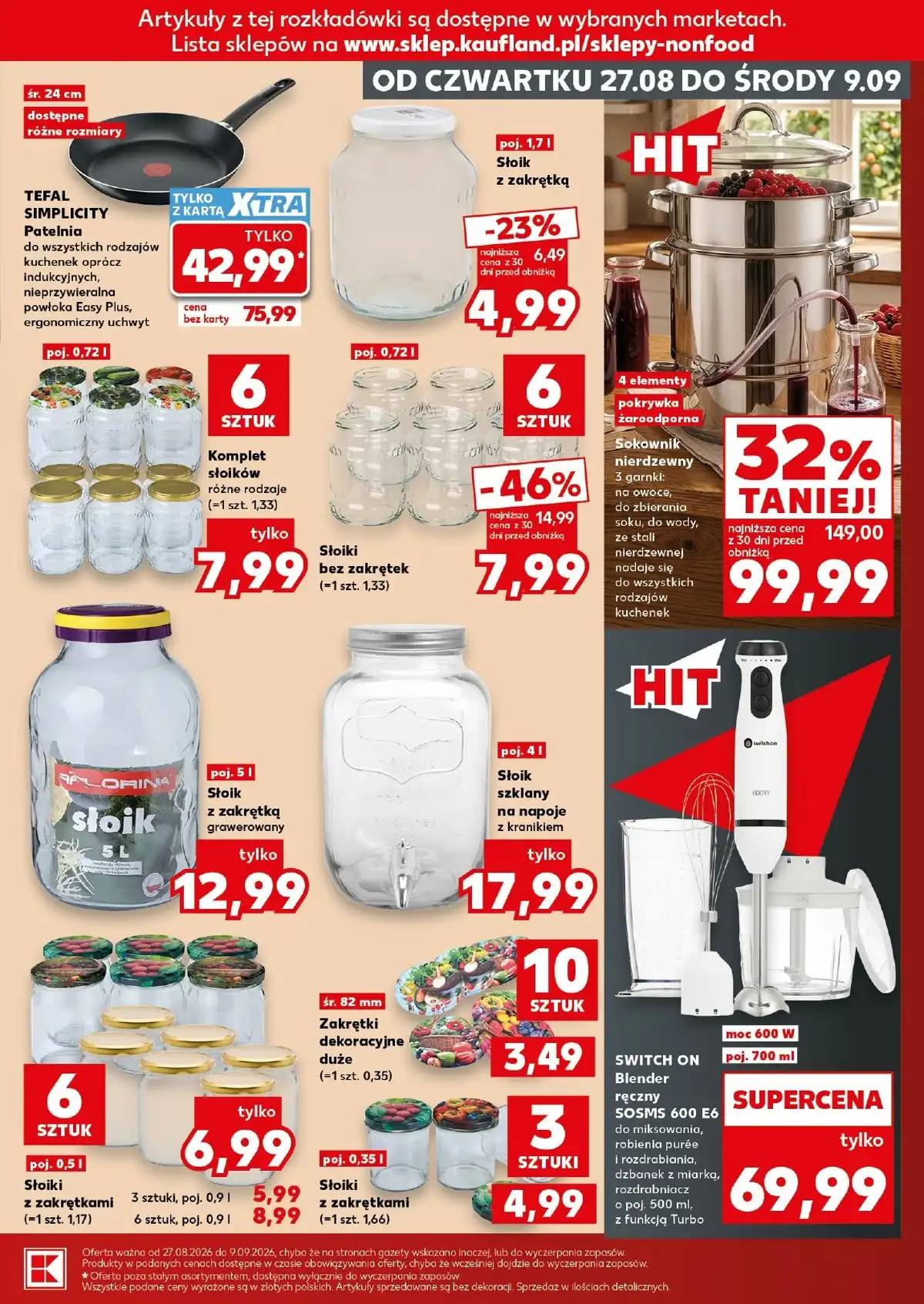 Kaufland Gazetka Promocyjna Złap Okazje Od 27.08.2026 – 09.09.2026 - Zdjęcie 1 Od 27.08.2026