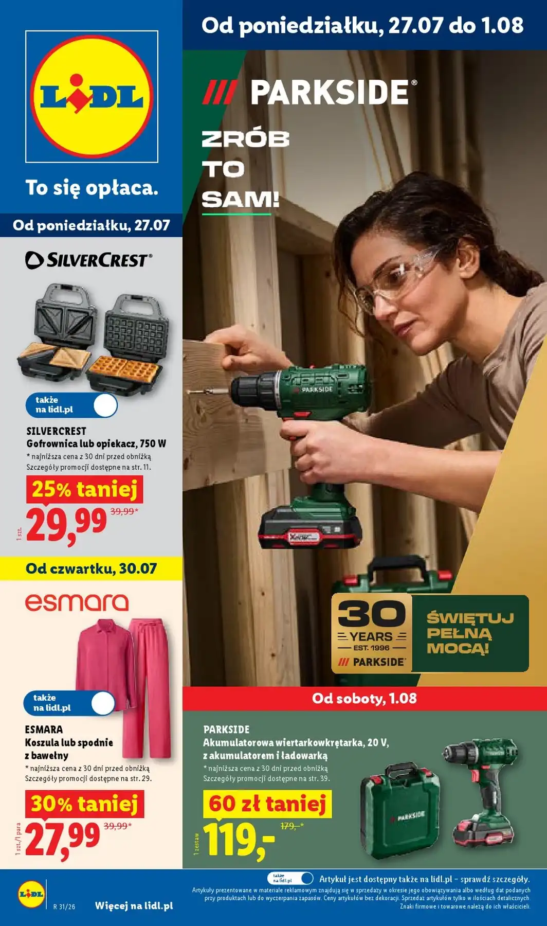 Lidl Gazetka Promocyjna Od 27.07.2026 – 01.08.2026 - Zdjęcie 1 Od 27.07.2026