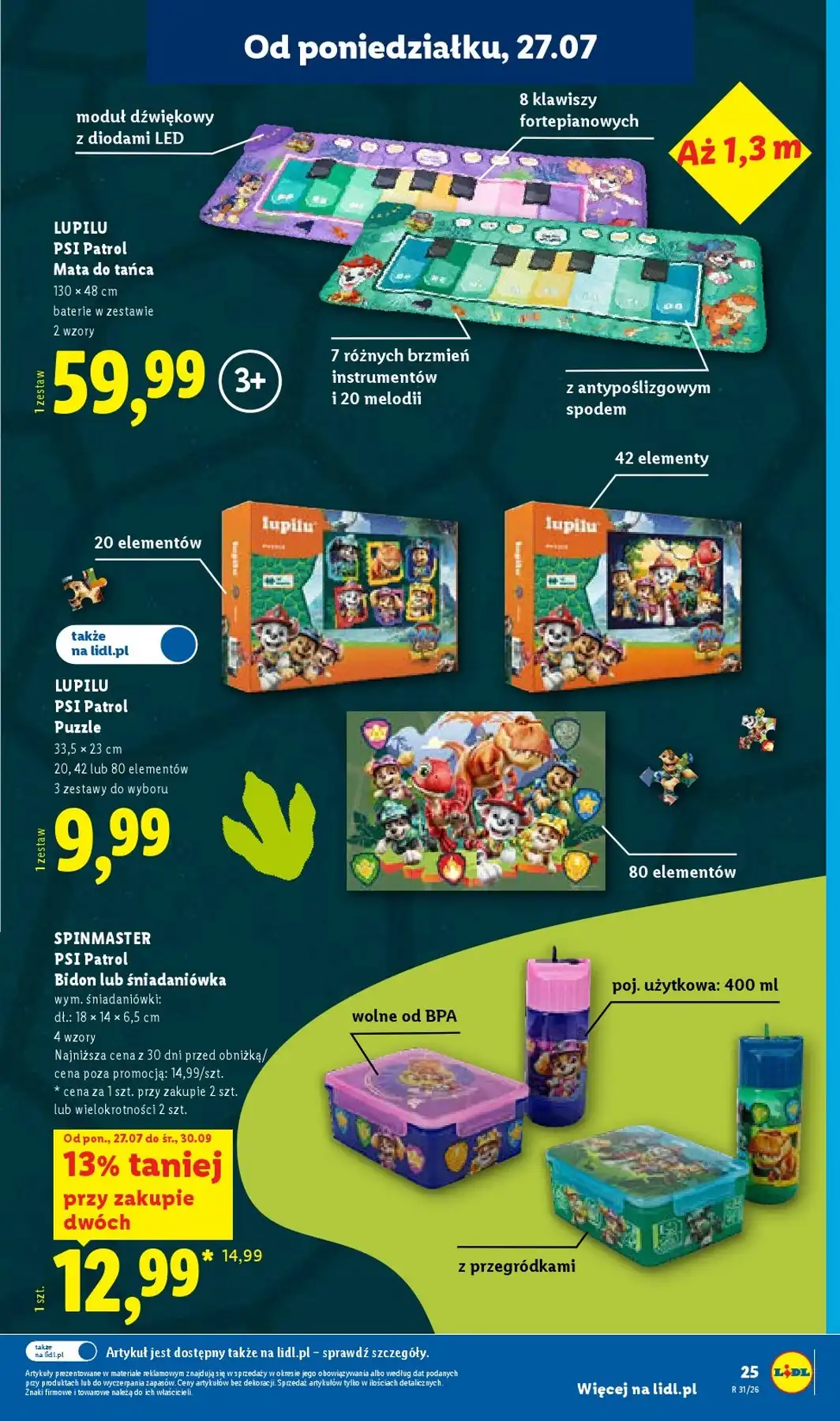 Lidl Gazetka Promocyjna Od 27.07.2026 – 01.08.2026 - Zdjęcie 1 Od 27.07.2026