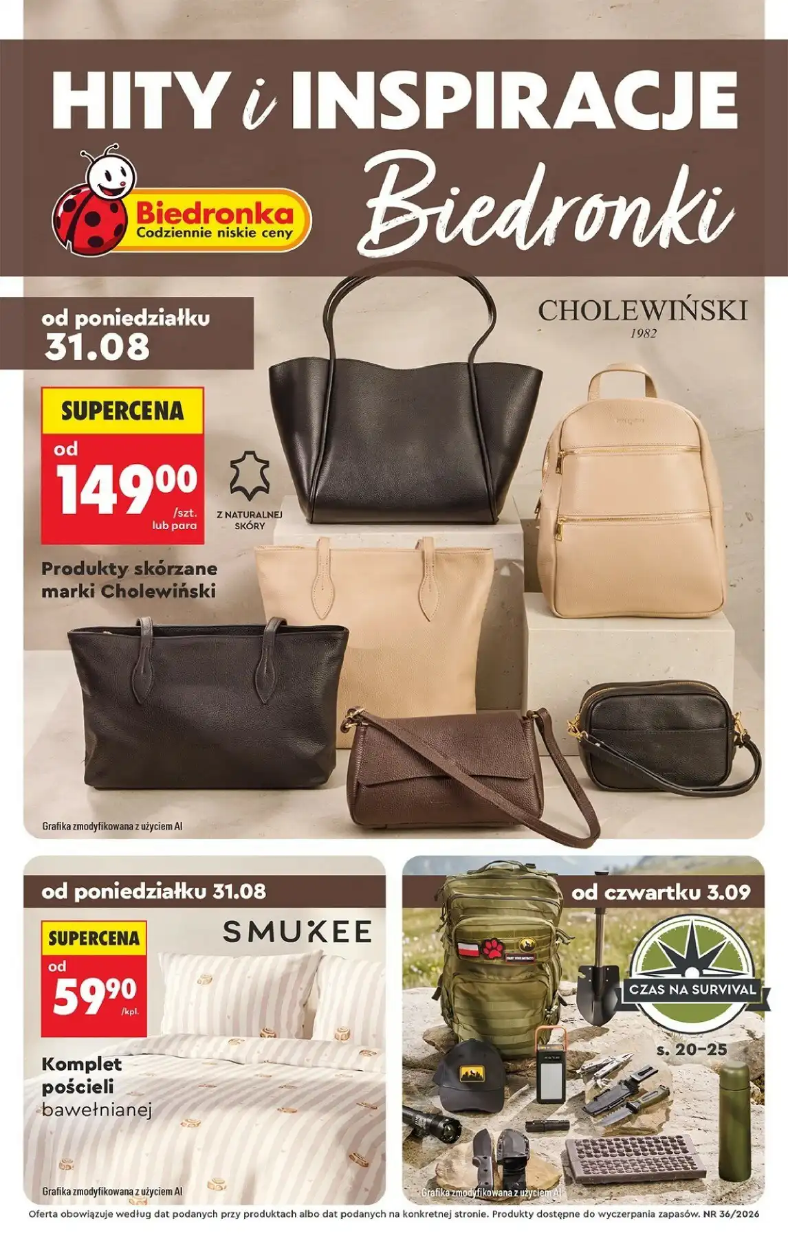 Biedronka Gazetka Promocyjna Od 31.08.2026 – 16.09.2026 (Hity I Inspiracje) - Zdjęcie 1 Od 31.08.2026