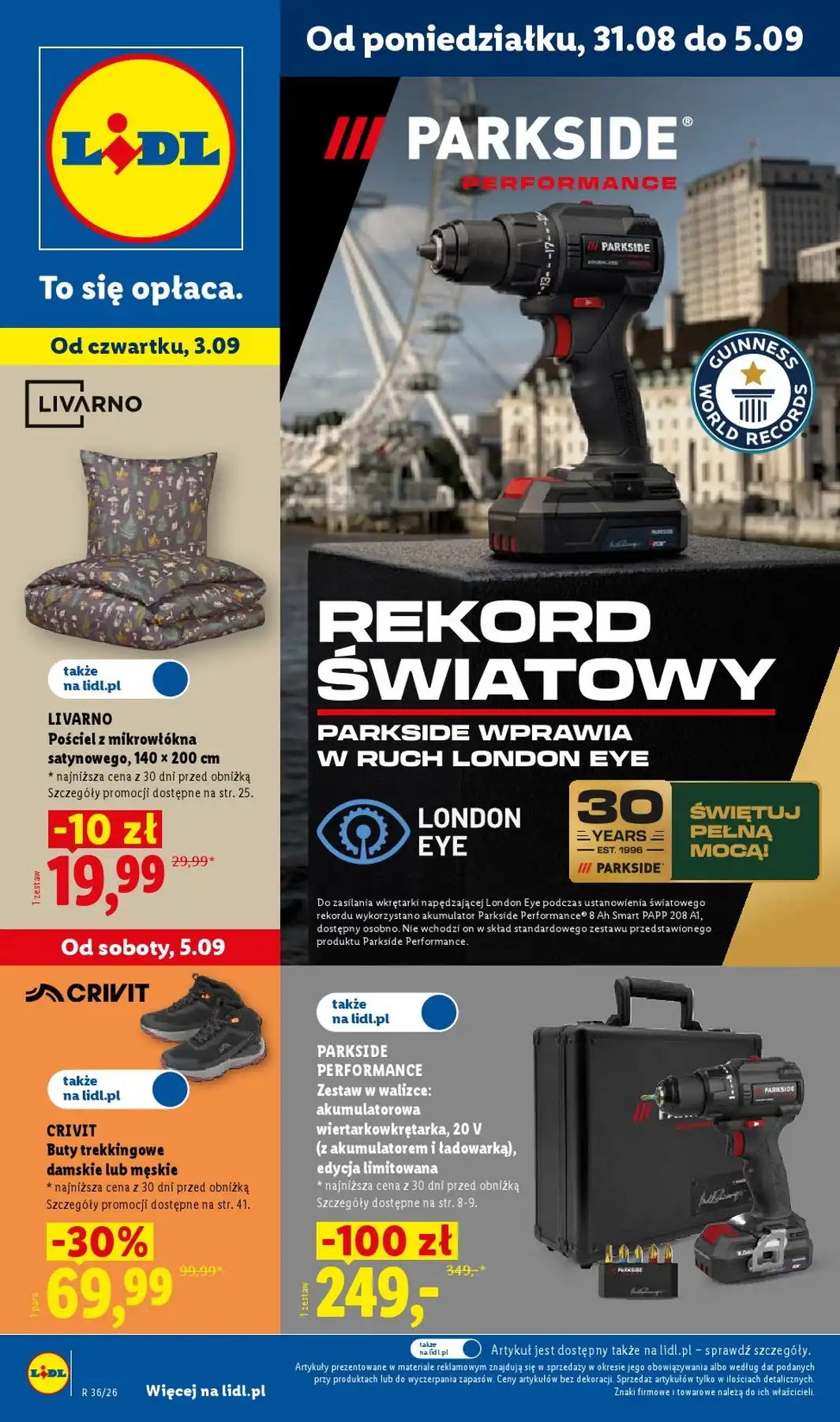 Lidl Gazetka Promocyjna Od 31.08.2026 – 05.09.2026 - Zdjęcie 1 Od 31.08.2026