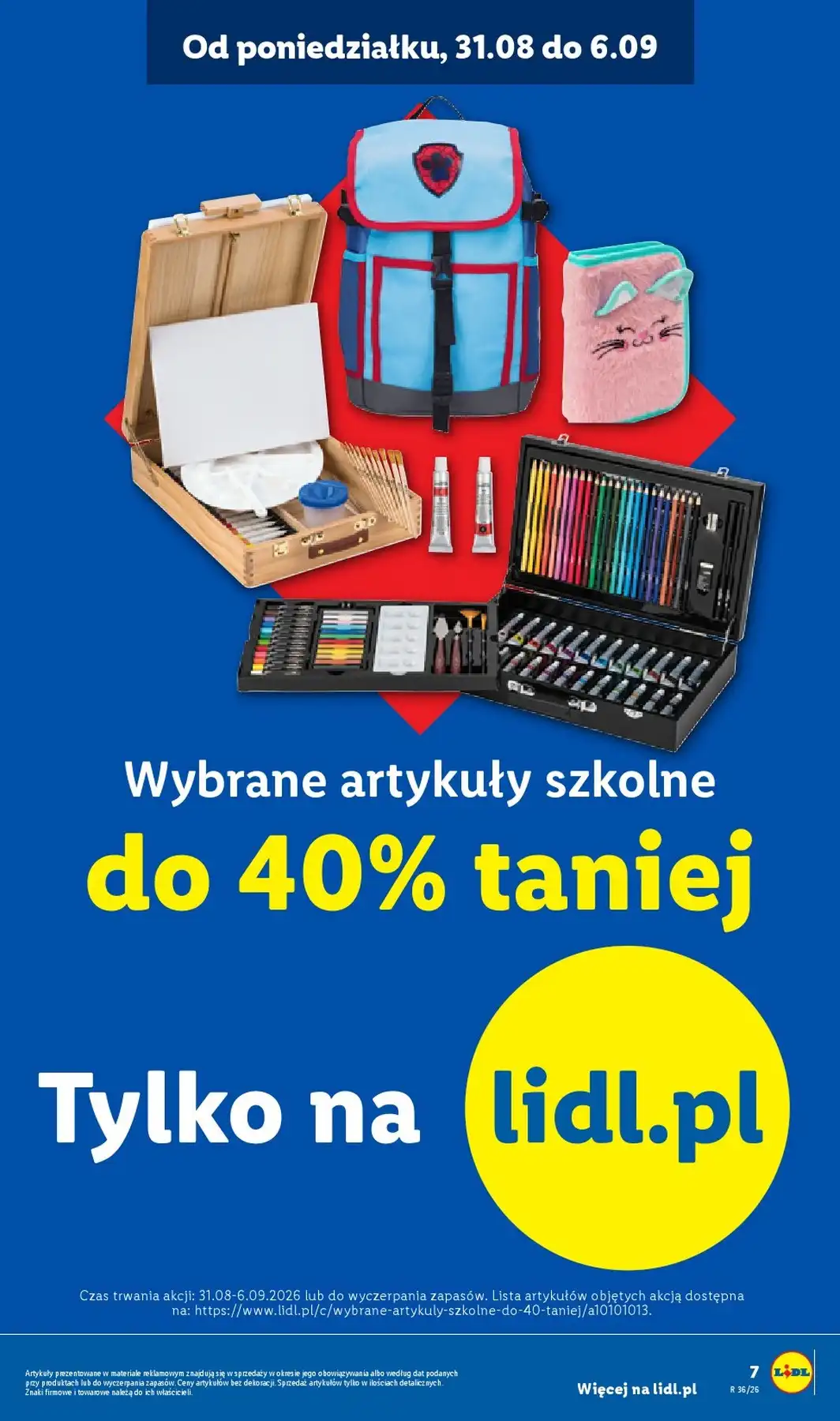 Lidl Gazetka Promocyjna Od 31.08.2026 – 05.09.2026 - Zdjęcie 1 Od 31.08.2026