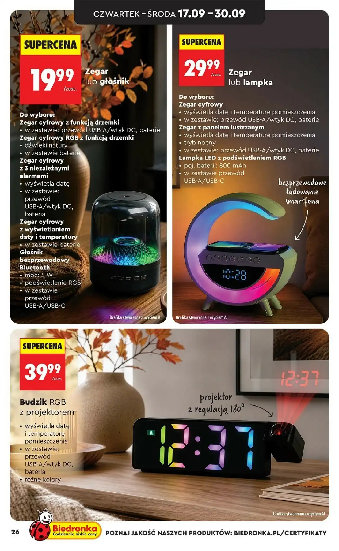 Biedronka Gazetka Promocyjna Od 19.09.2026 – 10.10.2026 (Hity I Inspiracje) - Zdjęcie 3 Biedronka