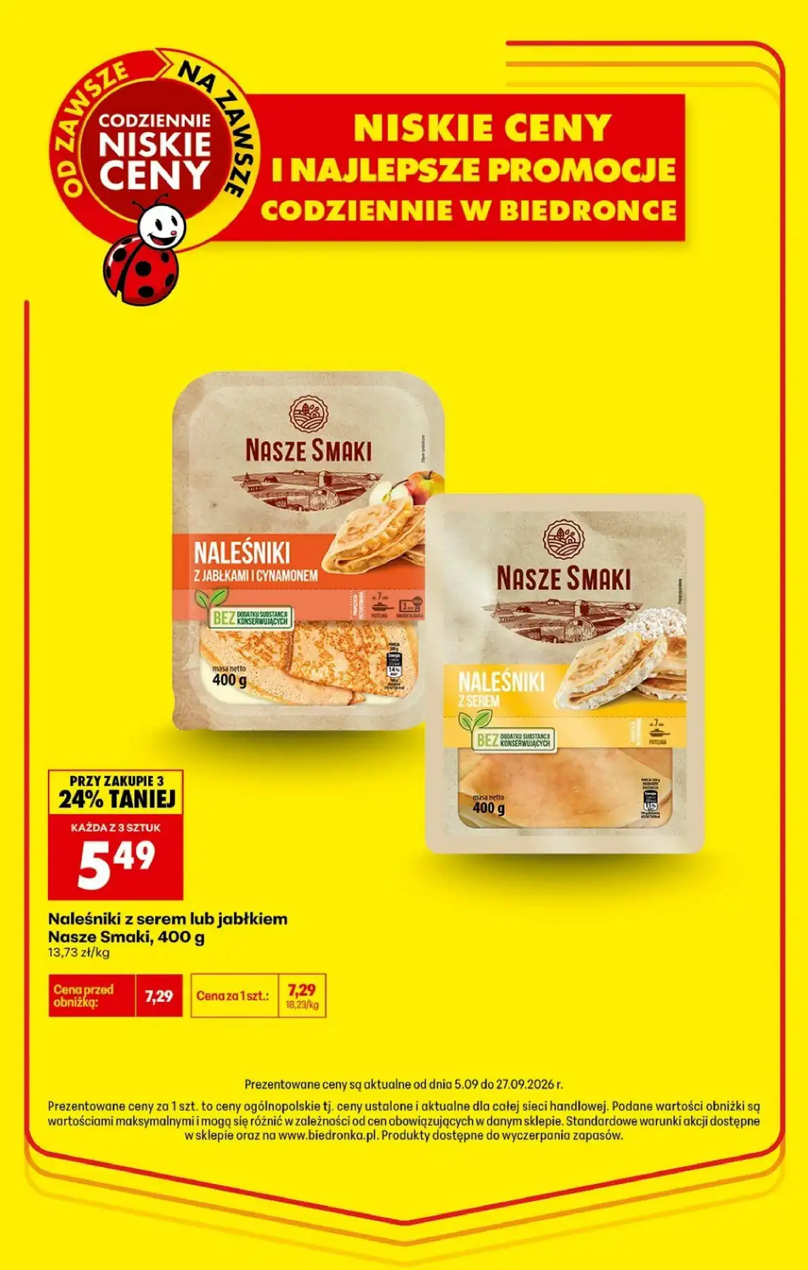 Biedronka Gazetka Promocyjna Od 21.09.2026 – 26.09.2026 - Zdjęcie 1 Biedronka Gazetka