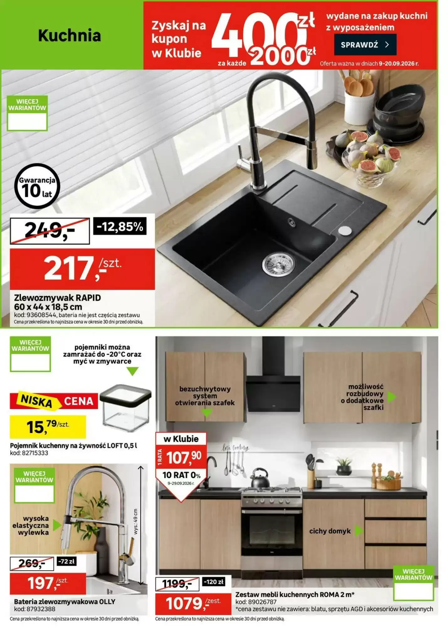 Leroy Merlin Gazetka Promocyjna Od 09.09.2026 Do 29.09.2026 - Zdjęcie 2 Od 09.09.2026