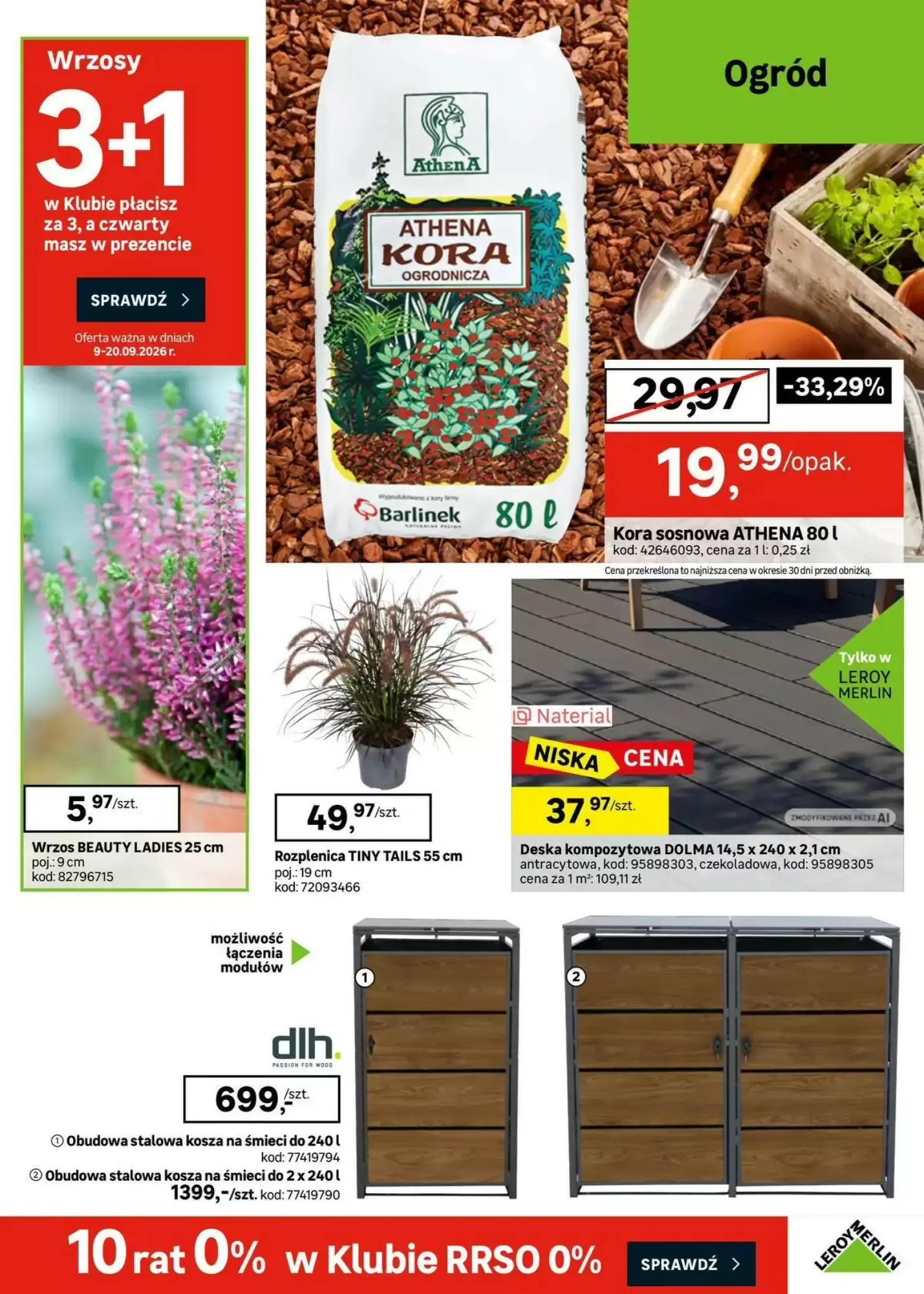 Leroy Merlin Gazetka Promocyjna Od 09.09.2026 Do 29.09.2026 - Zdjęcie 1 Od 09.09.2026
