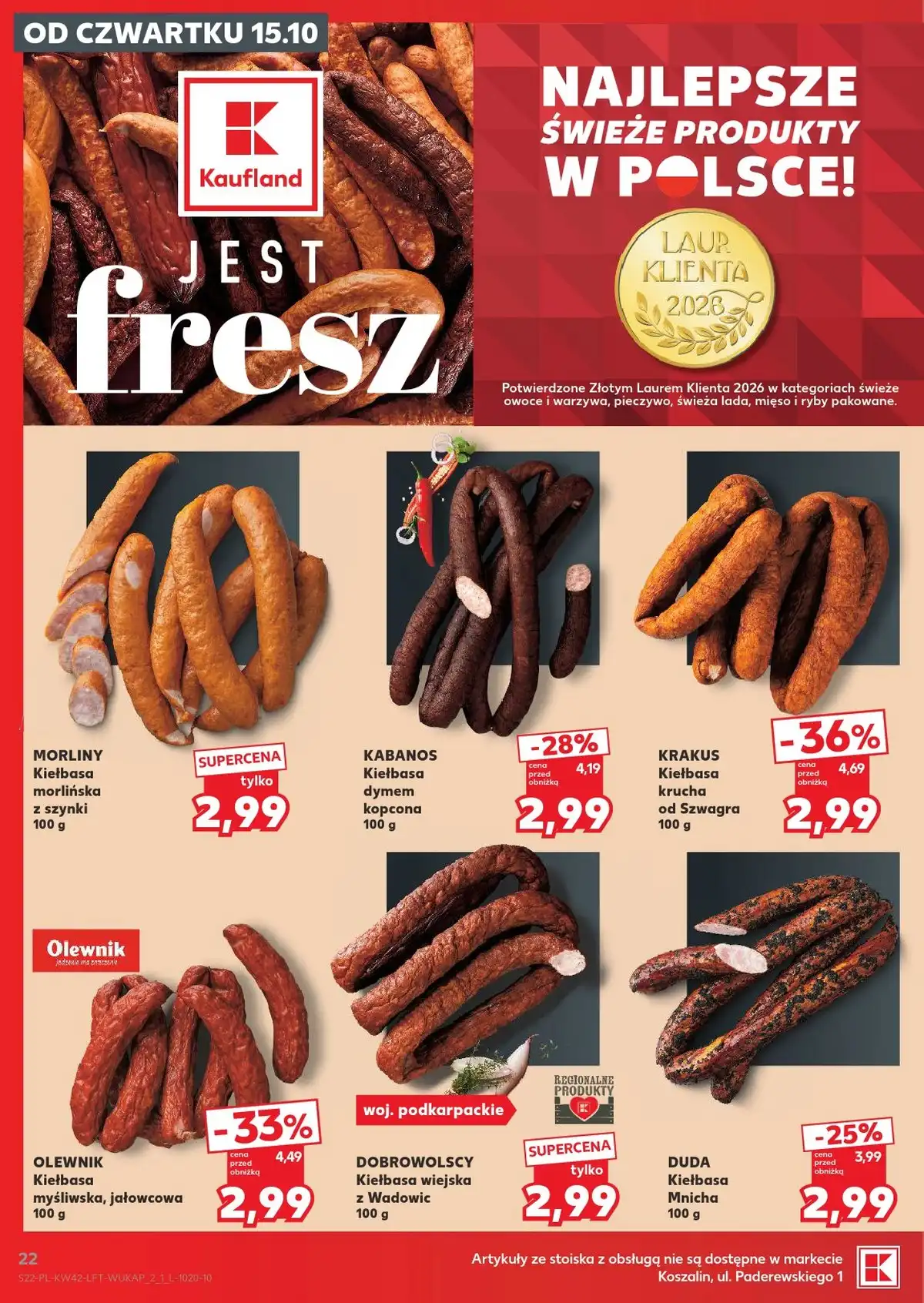 Kaufland Gazetka Promocyjna Od 15.10.2026 – 21.10.2026 - Zdjęcie 2 Od 15.10.2026
