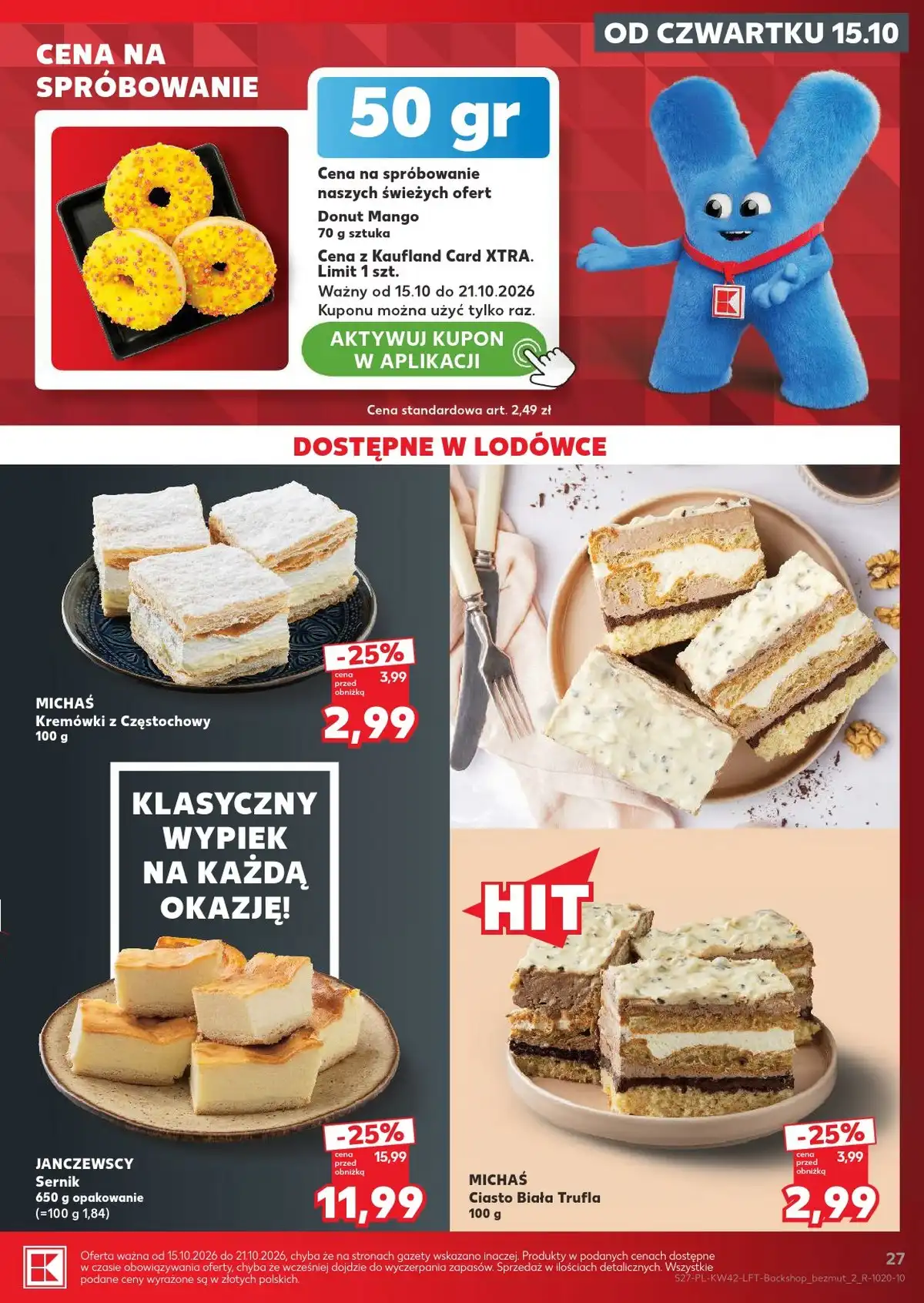 Kaufland Gazetka Promocyjna Od 15.10.2026 – 21.10.2026 - Zdjęcie 1 Od 15.10.2026