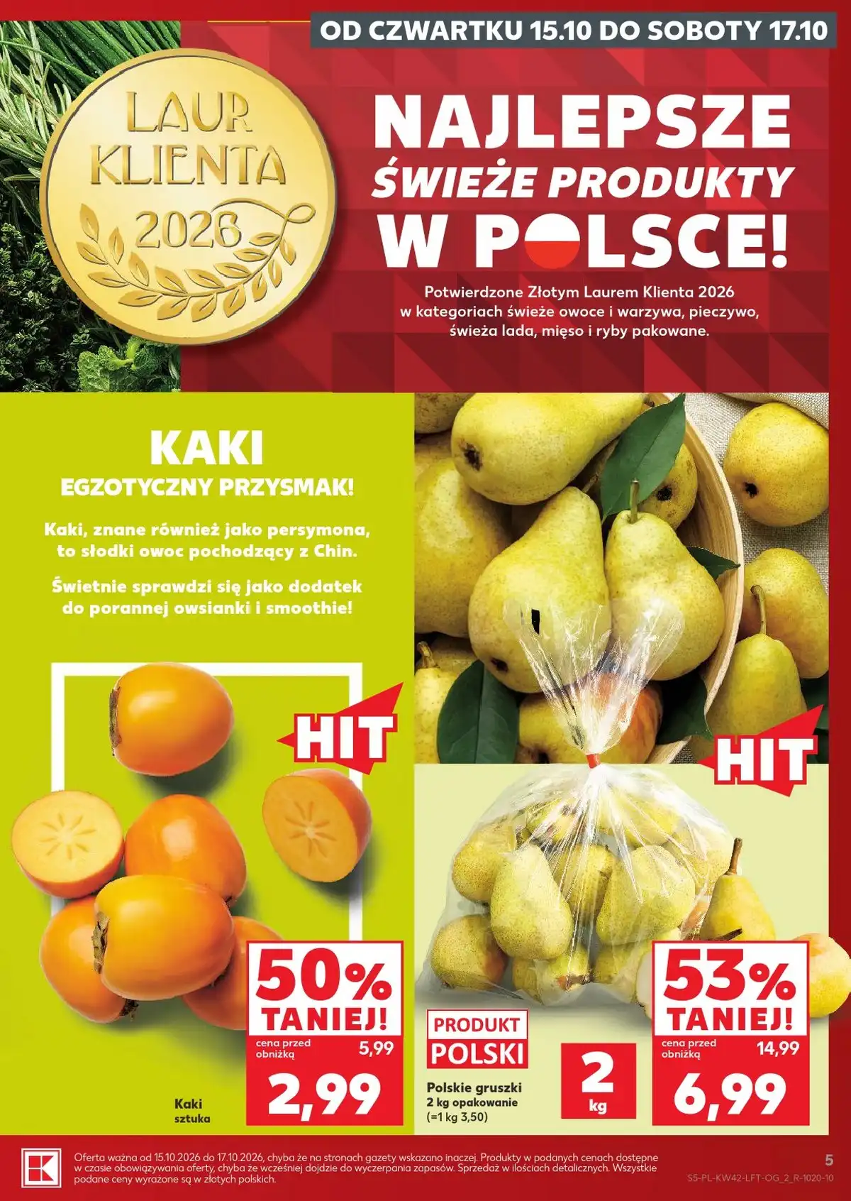 Kaufland Gazetka Promocyjna Od 15.10.2026 – 21.10.2026 - Zdjęcie 3 Od 15.10.2026