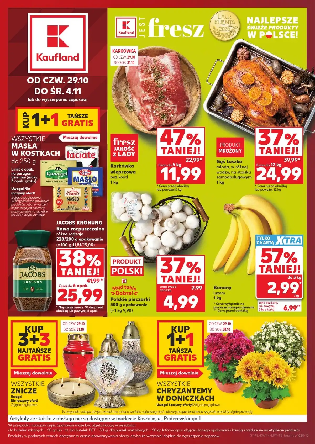 Kaufland Gazetka Promocyjna Od 29.10.2026 – 04.11.2026 Nowe - Zdjęcie 1 Od 29.10.2026
