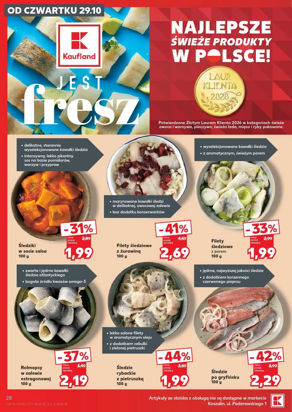 Kaufland Gazetka Promocyjna Od 29.10.2026 – 04.11.2026 Nowe - Zdjęcie 2 Od 29.10.2026