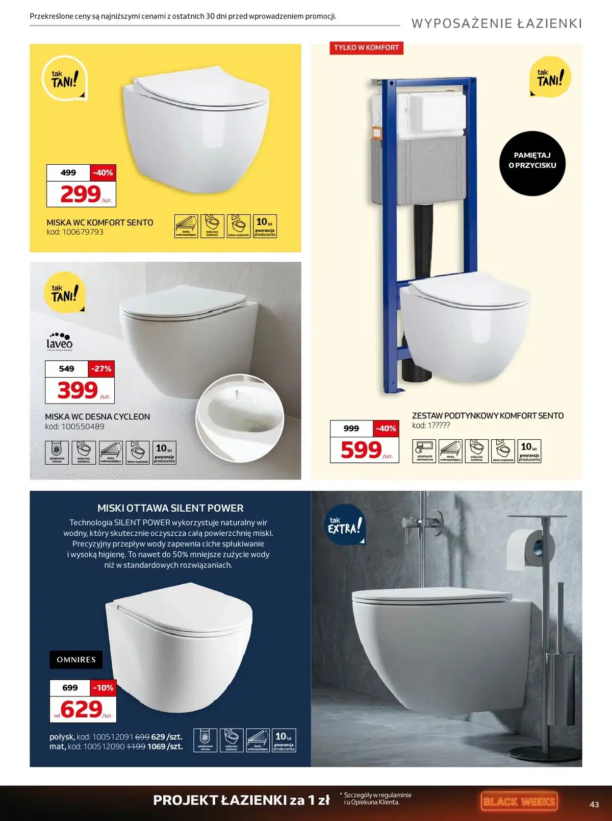 Komfort Gazetka Promocyjna Od 28.10.2026 – 01.12.2026 Black Weeks - Zdjęcie 1 Od 28.10.2026